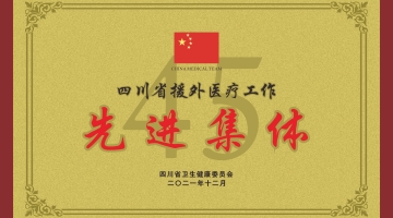 四川省援外医疗工作先进集体